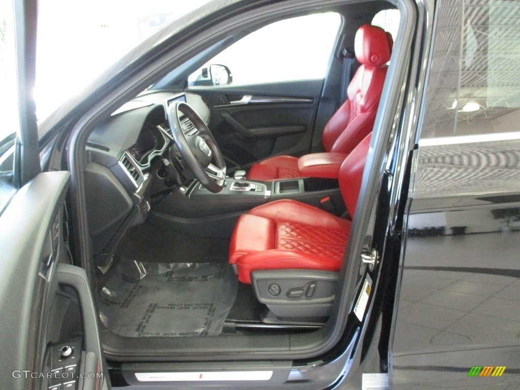 Magma Red Interior 2018 Audi SQ5 3.0 TFSI Premium Plus Photo #144422744