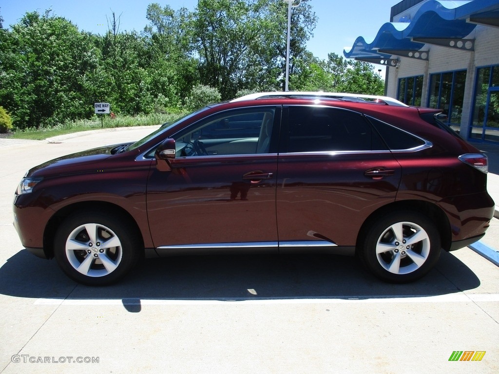 2014 RX 350 AWD - Claret Mica / Parchment photo #10