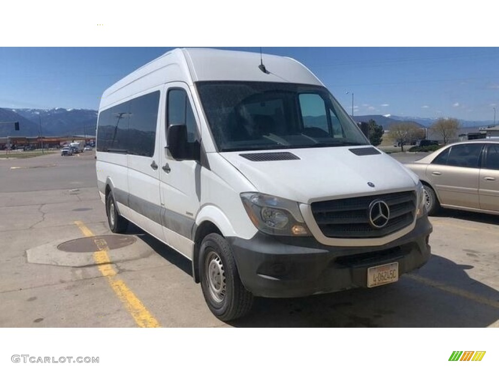 2015 Sprinter 2500 High Roof Passenger Van - Arctic White / Black photo #2