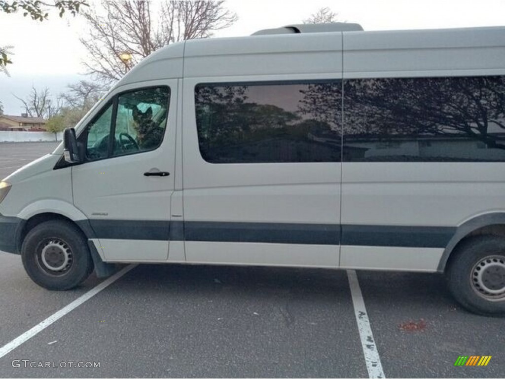 Arctic White 2015 Mercedes-Benz Sprinter 2500 High Roof Passenger Van Exterior Photo #144423159