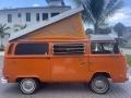 Brilliant Orange 1974 Volkswagen Bus T2 Campmobile Exterior