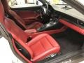 Black/Garnet Red 2015 Porsche 911 Turbo S Coupe Interior Color