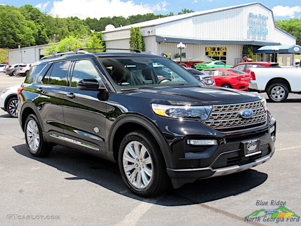 2022 Explorer King Ranch 4WD - Agate Black Metallic / King Ranch Mesa/Norias photo #7