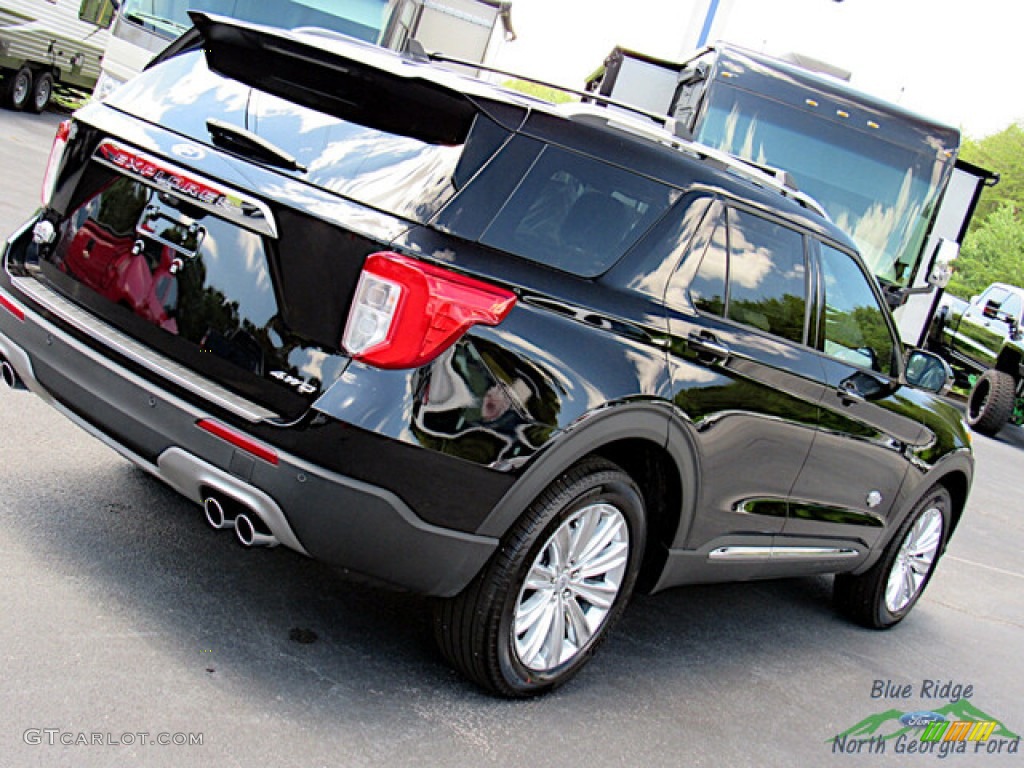 2022 Explorer King Ranch 4WD - Agate Black Metallic / King Ranch Mesa/Norias photo #30
