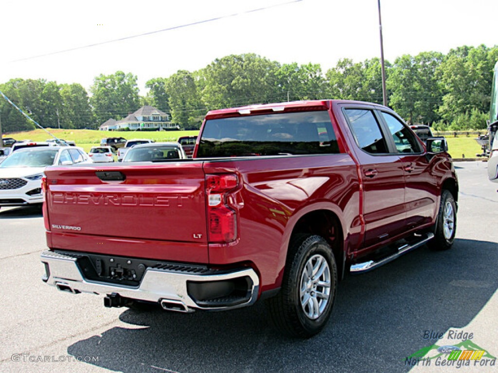 2021 Silverado 1500 LT Crew Cab 4x4 - Cherry Red Tintcoat / Jet Black photo #5
