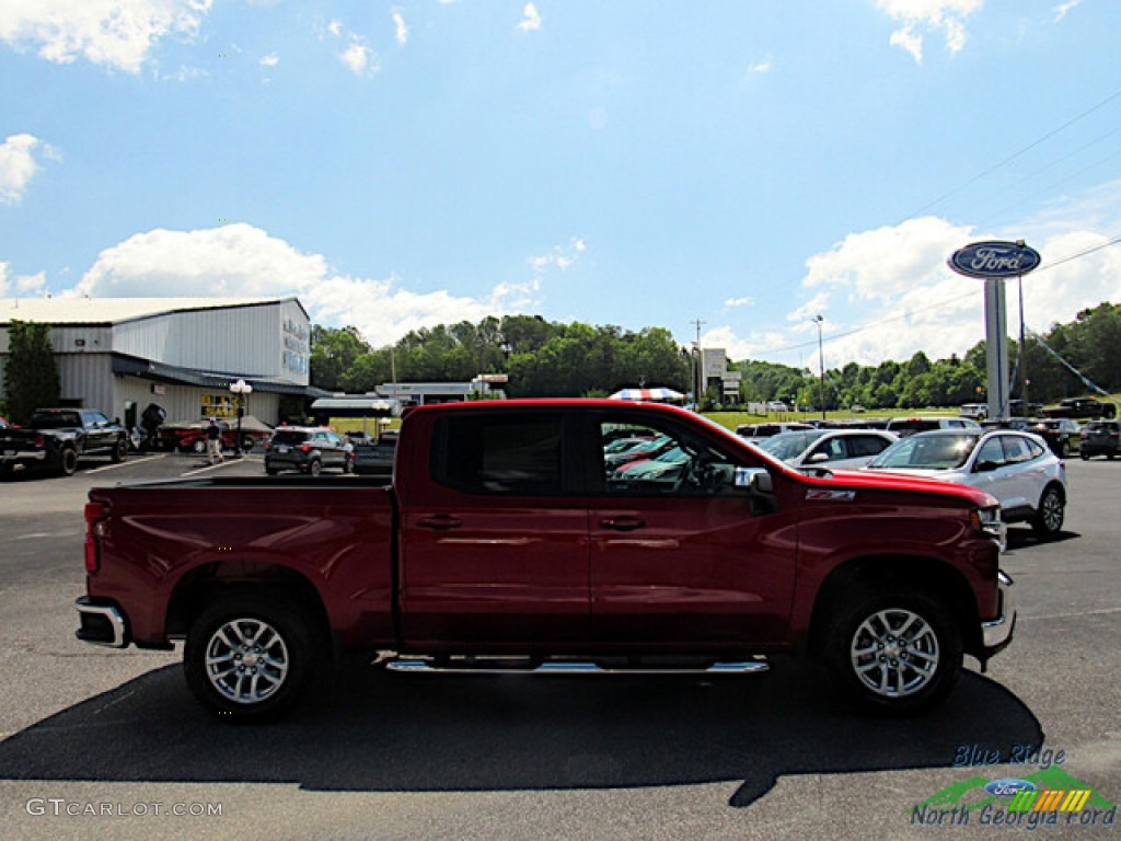 2021 Silverado 1500 LT Crew Cab 4x4 - Cherry Red Tintcoat / Jet Black photo #6