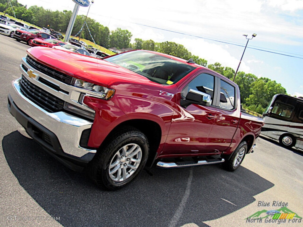 2021 Silverado 1500 LT Crew Cab 4x4 - Cherry Red Tintcoat / Jet Black photo #25