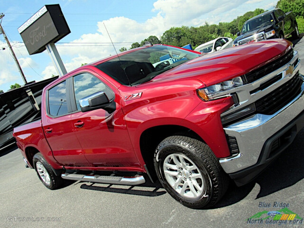 2021 Silverado 1500 LT Crew Cab 4x4 - Cherry Red Tintcoat / Jet Black photo #26