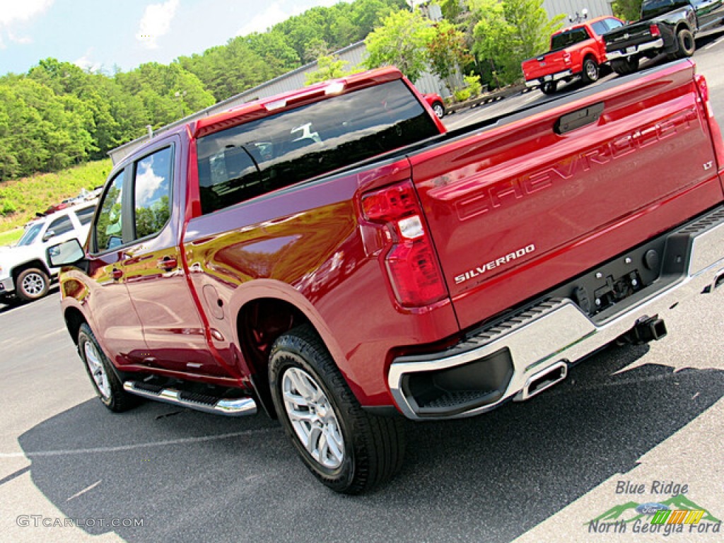 2021 Silverado 1500 LT Crew Cab 4x4 - Cherry Red Tintcoat / Jet Black photo #28