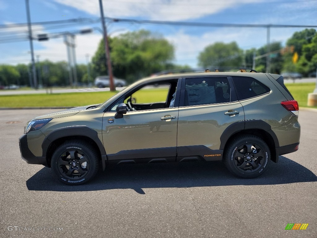 Autumn Green Metallic 2022 Subaru Forester Wilderness Exterior Photo #144424978