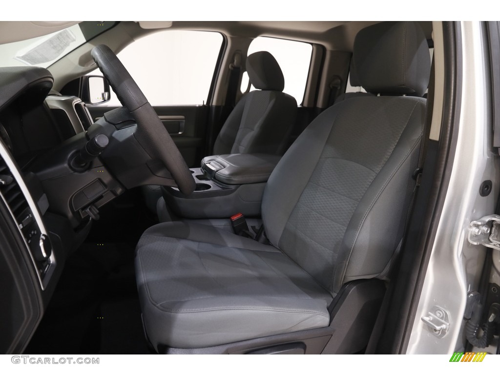 2017 1500 Big Horn Quad Cab 4x4 - Bright Silver Metallic / Black/Diesel Gray photo #5