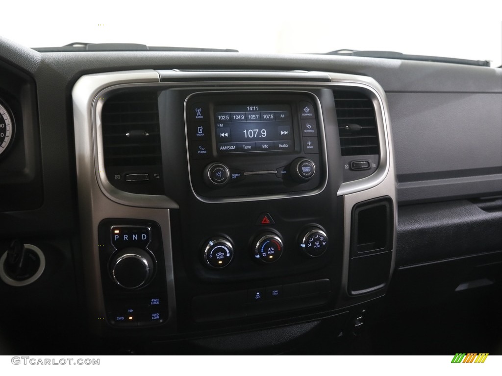 2017 1500 Big Horn Quad Cab 4x4 - Bright Silver Metallic / Black/Diesel Gray photo #9