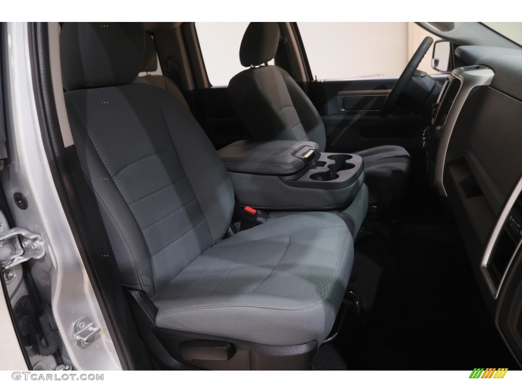 2017 1500 Big Horn Quad Cab 4x4 - Bright Silver Metallic / Black/Diesel Gray photo #15