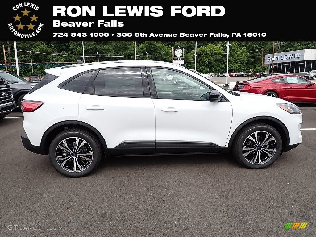 2022 Escape SE 4WD Hybrid - Star White Metallic / Sandstone photo #1