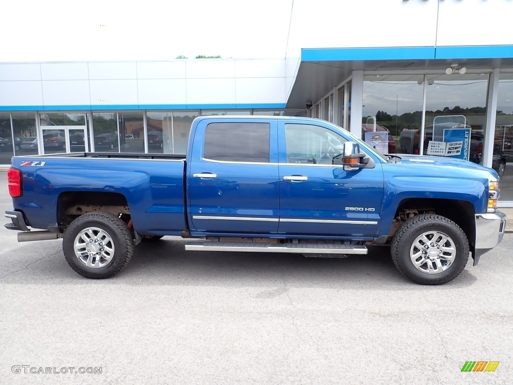 2019 Silverado 2500HD LTZ Crew Cab 4WD - Deep Ocean Blue Metallic / Jet Black photo #2
