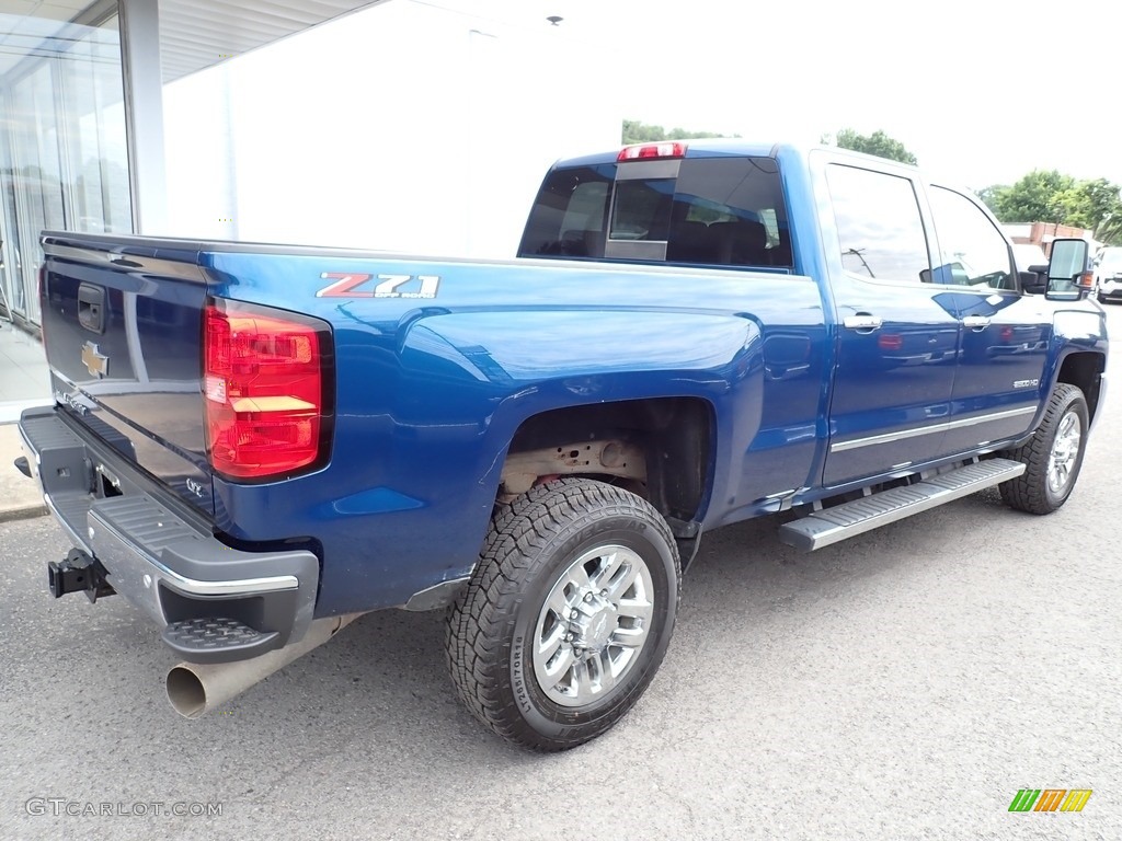 2019 Silverado 2500HD LTZ Crew Cab 4WD - Deep Ocean Blue Metallic / Jet Black photo #3