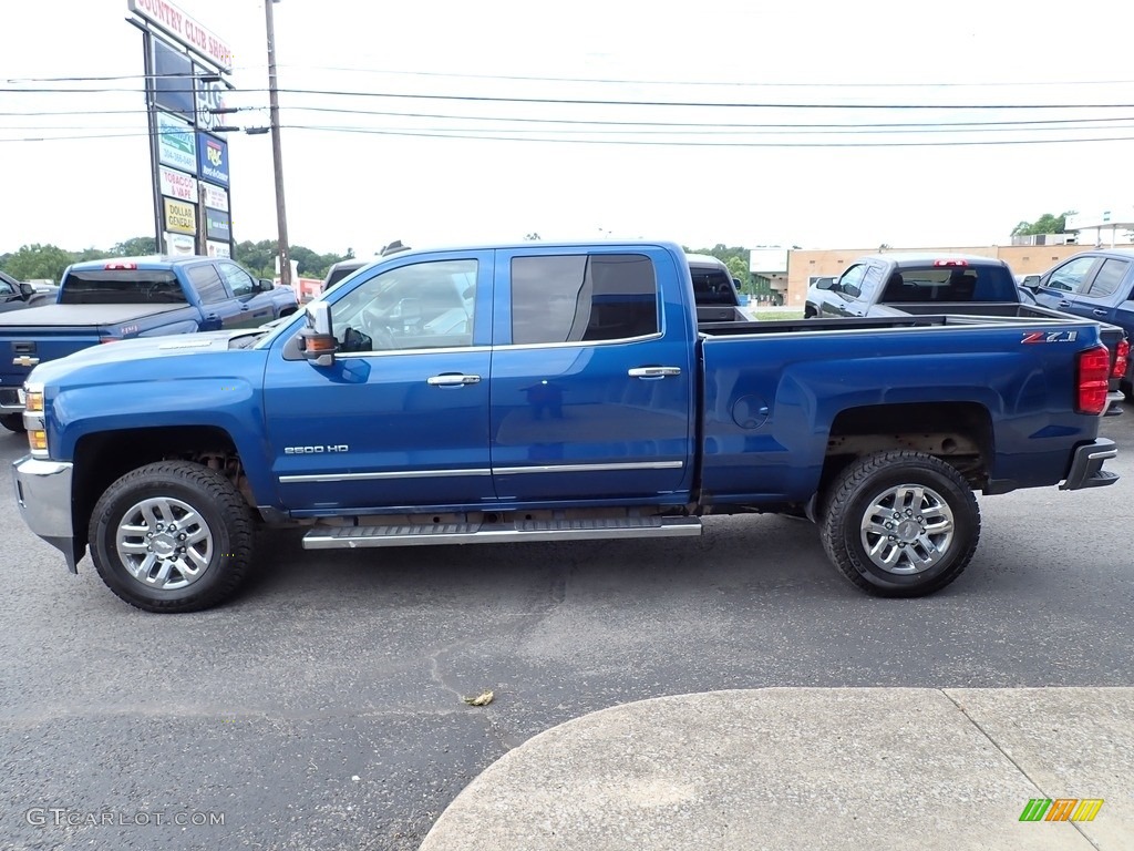 2019 Silverado 2500HD LTZ Crew Cab 4WD - Deep Ocean Blue Metallic / Jet Black photo #6