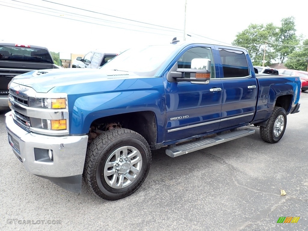 2019 Silverado 2500HD LTZ Crew Cab 4WD - Deep Ocean Blue Metallic / Jet Black photo #7