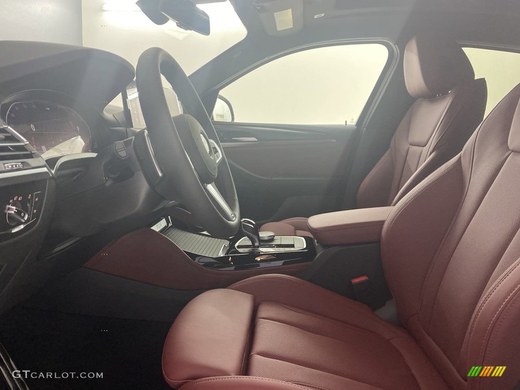 2022 X4 xDrive30i - Carbon Black Metallic / Tacora Red photo #13