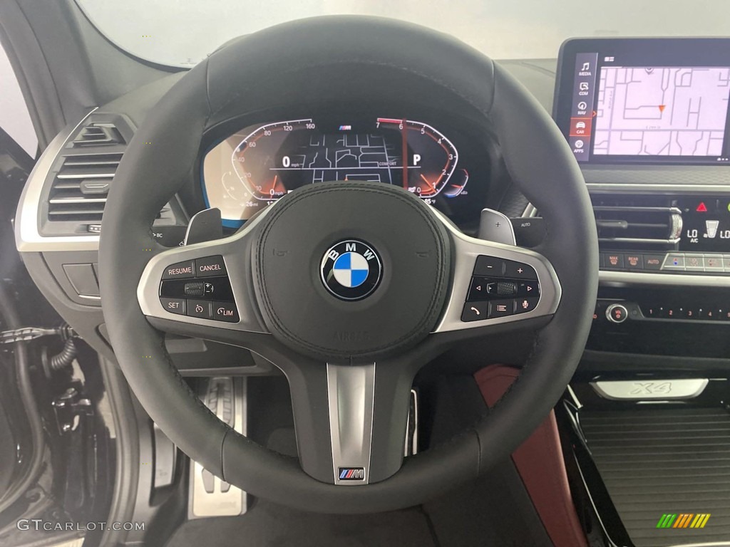 2022 X4 xDrive30i - Carbon Black Metallic / Tacora Red photo #14