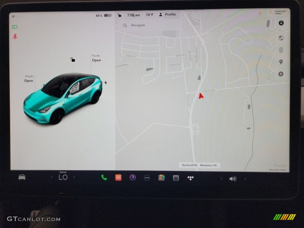2022 Model Y Performance AWD - Pearl White Multi-Coat / White/Black photo #7