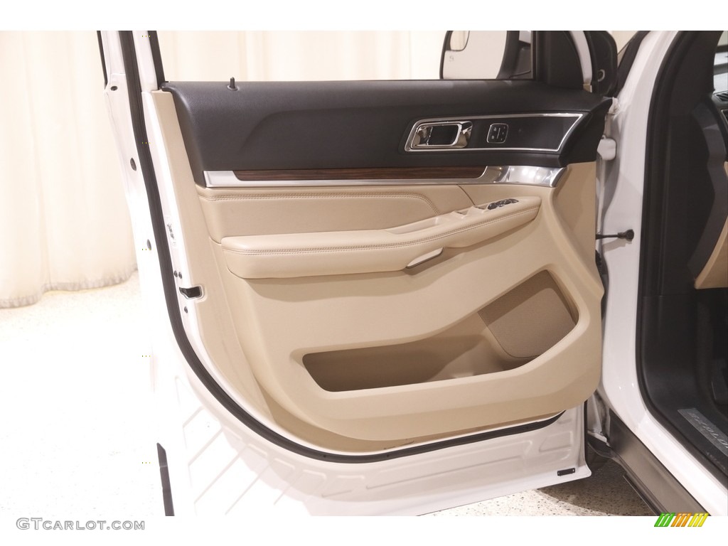 2017 Explorer Limited - White Platinum / Medium Light Camel photo #5