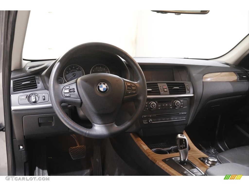 2011 X3 xDrive 28i - Space Gray Metallic / Black Nevada Leather photo #6