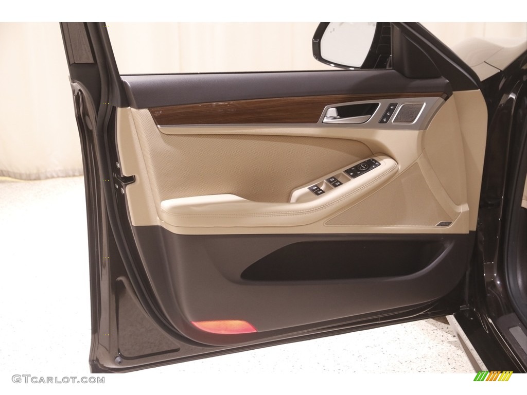 2019 Hyundai Genesis G80 AWD Beige Door Panel Photo #144427609