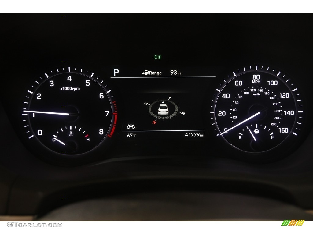 2019 Hyundai Genesis G80 AWD Gauges Photos