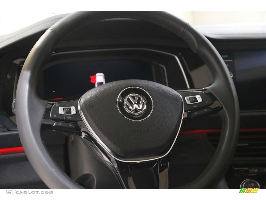 2020 Volkswagen Jetta SEL Titan Black Steering Wheel Photo #144427735