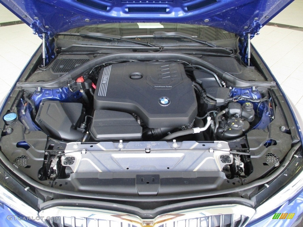 2019 3 Series 330i xDrive Sedan - Mediterranean Blue Metallic / Black photo #15