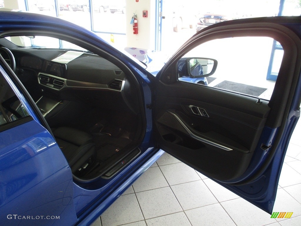 2019 3 Series 330i xDrive Sedan - Mediterranean Blue Metallic / Black photo #16
