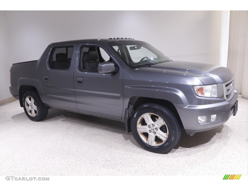 2011 Ridgeline RTL - Polished Metal Metallic / Black photo #1