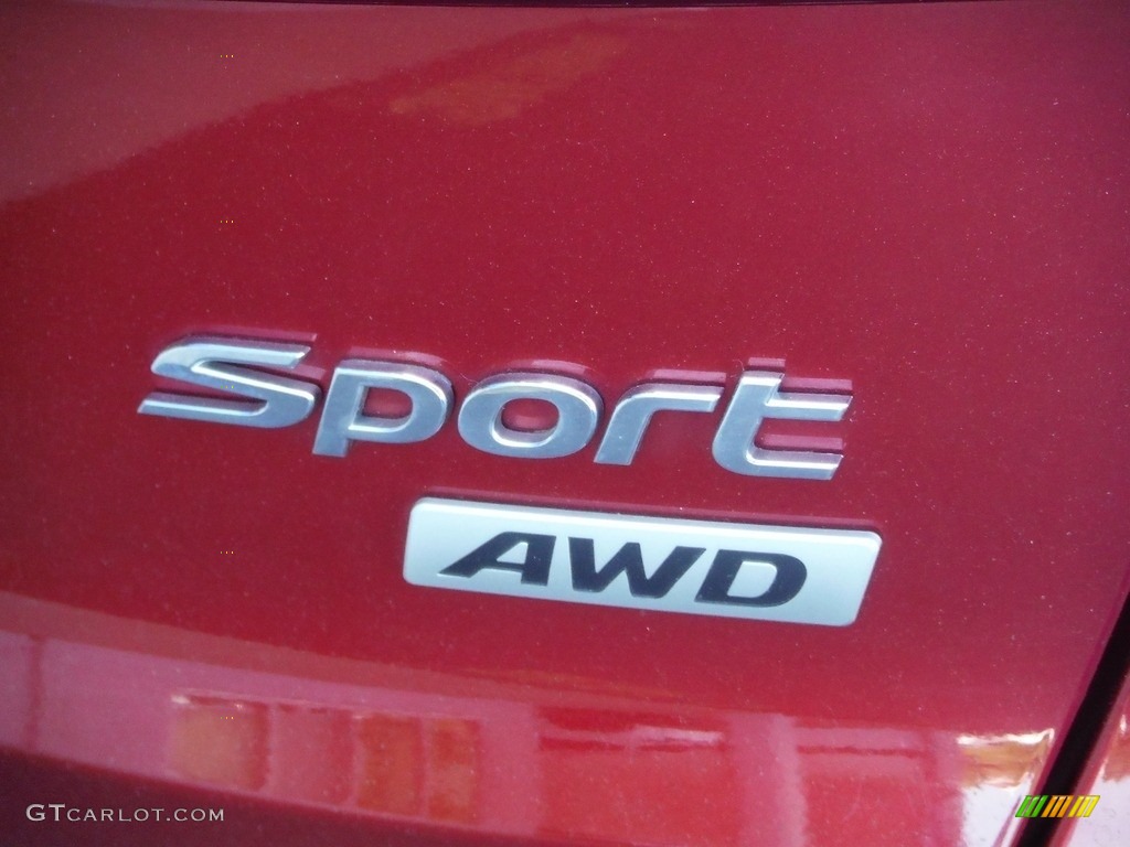 2013 Santa Fe Sport AWD - Serrano Red / Beige photo #9