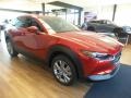 Soul Red Crystal Metallic 2022 Mazda CX-30 S Premium AWD