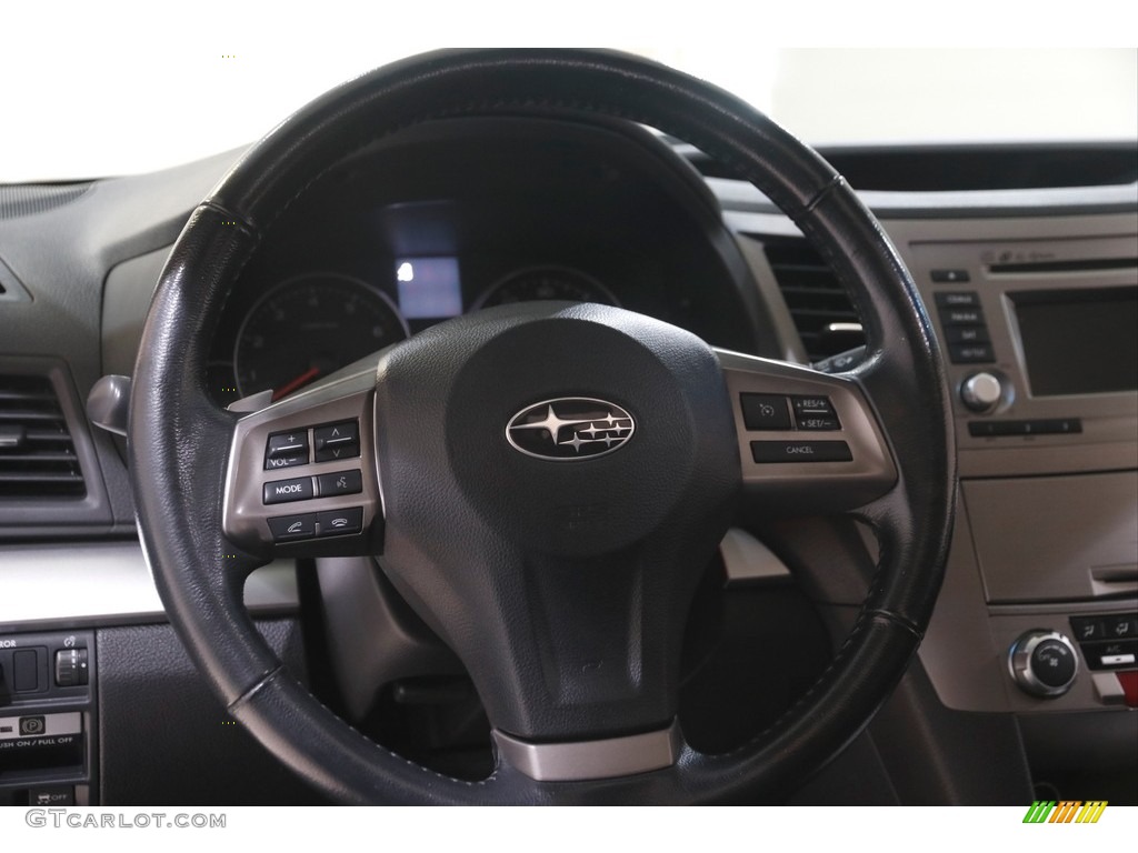 2014 Outback 2.5i - Carbide Gray Metallic / Black photo #7