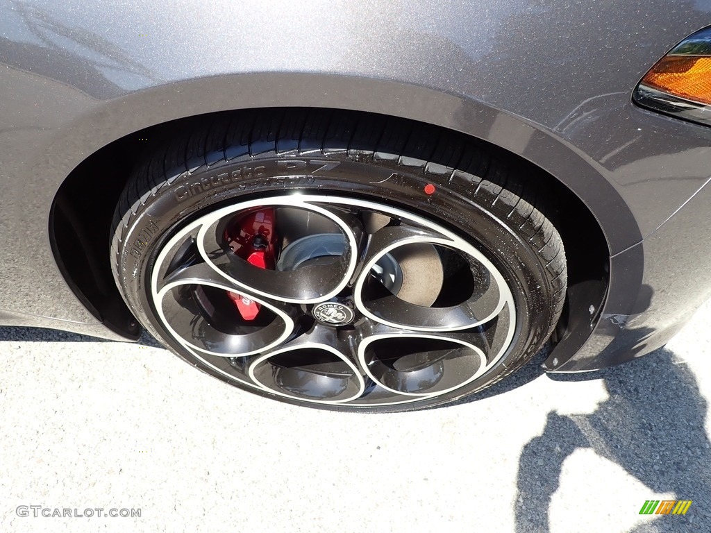 2022 Giulia Veloce AWD - Vesuvio Gray Metallic / Black photo #9