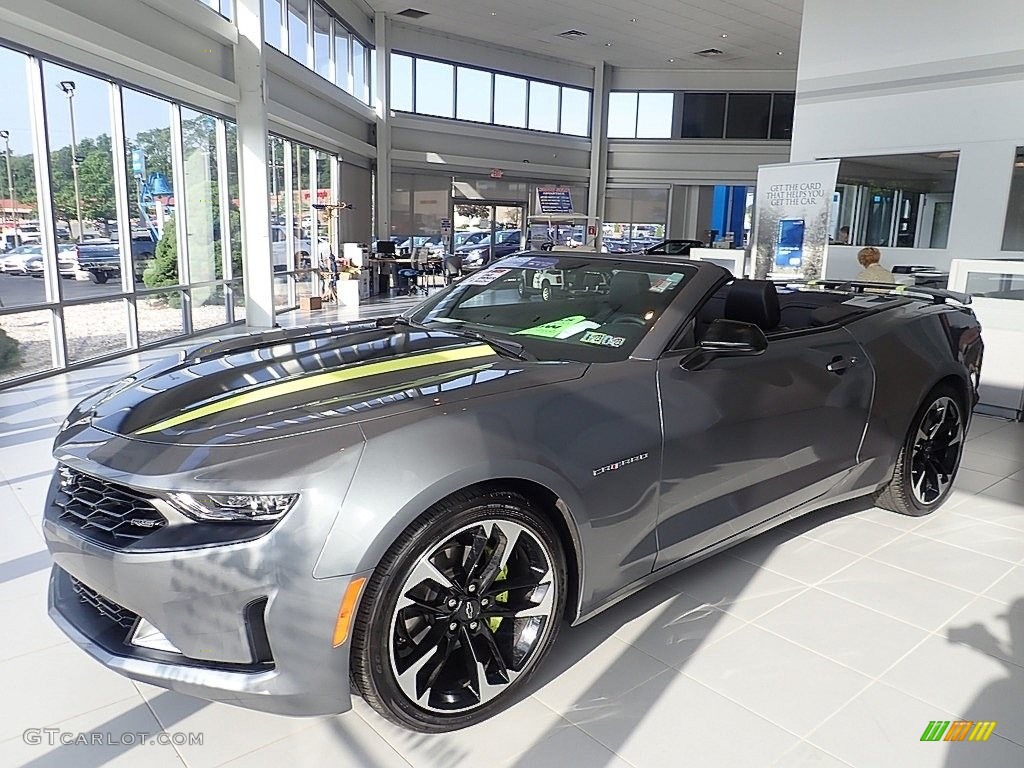2021 Camaro LT Convertible - Satin Steel Metallic / Jet Black photo #1