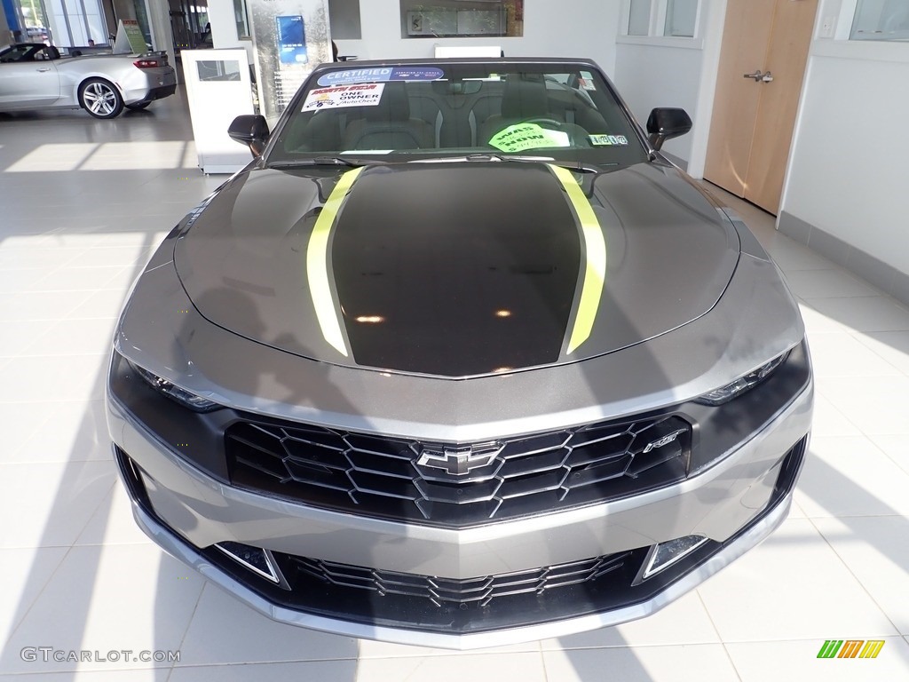2021 Camaro LT Convertible - Satin Steel Metallic / Jet Black photo #7