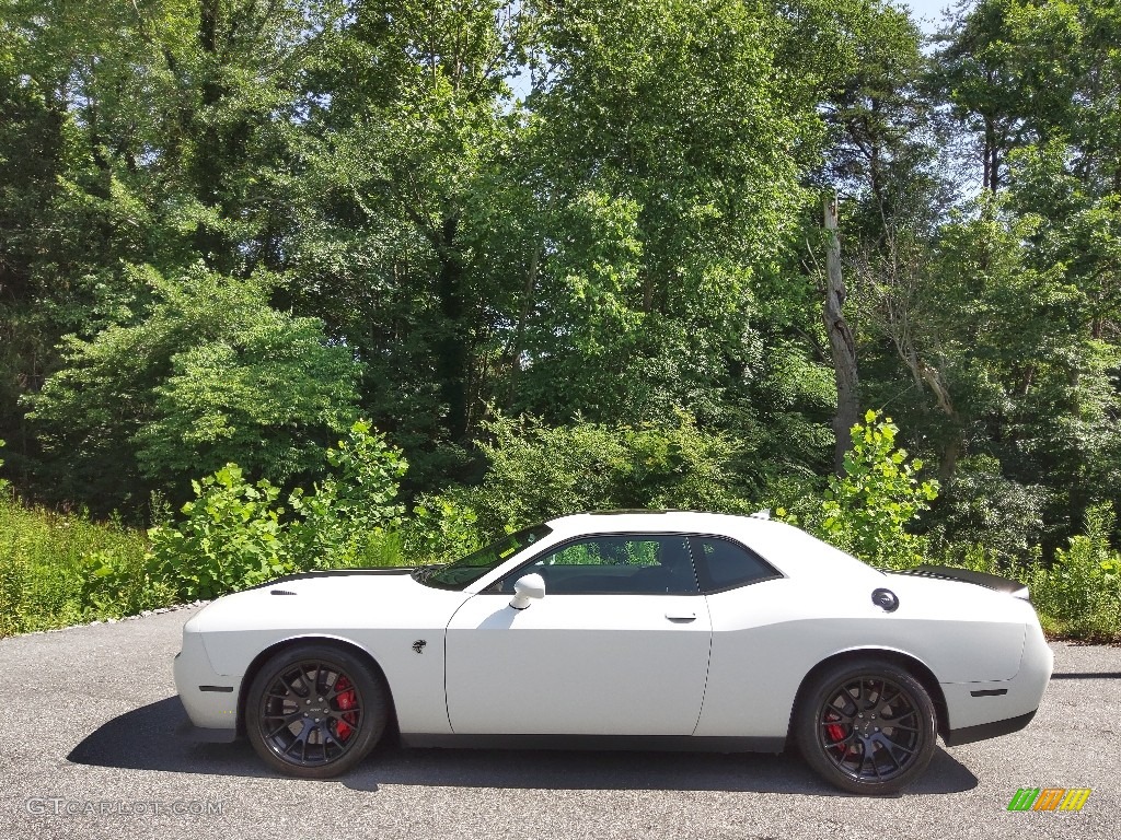 2016 Challenger SRT Hellcat - Ivory White Tri-Coat Pearl / Black photo #1