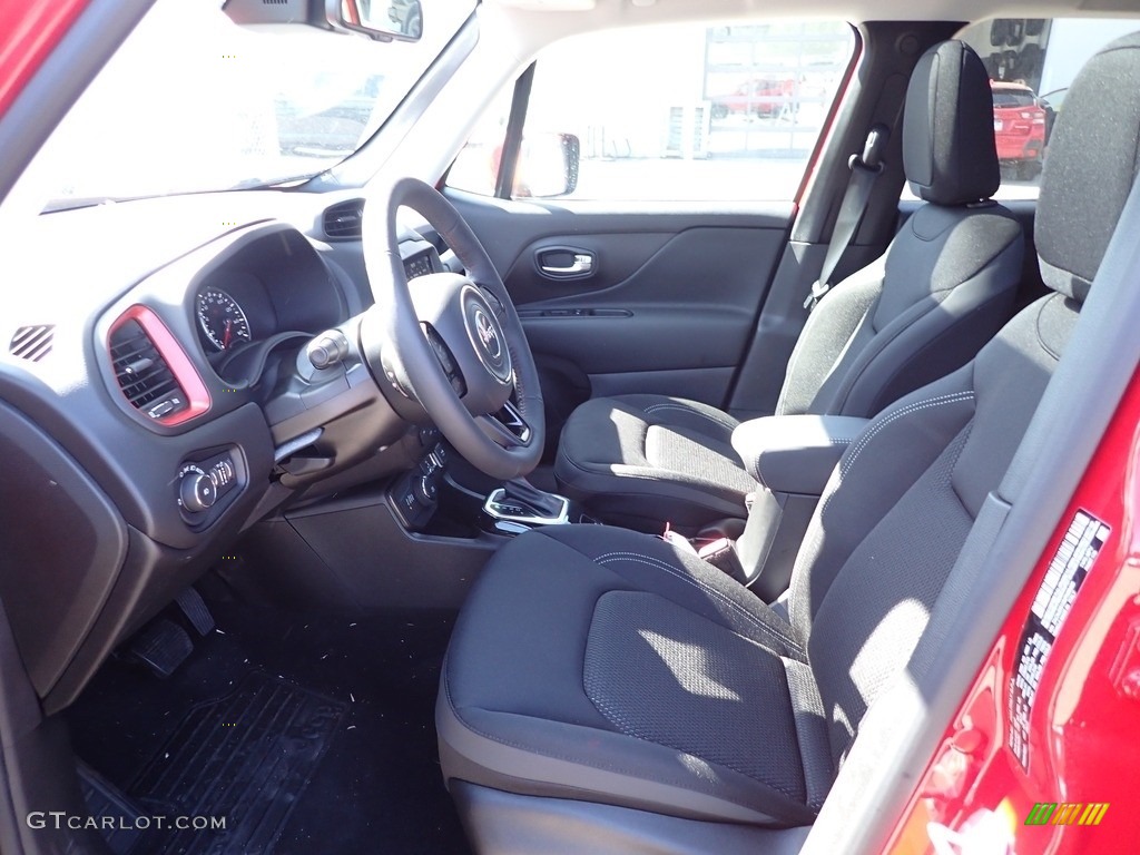 Black Interior 2022 Jeep Renegade (RED) Edition 4x4 Photo #144435045