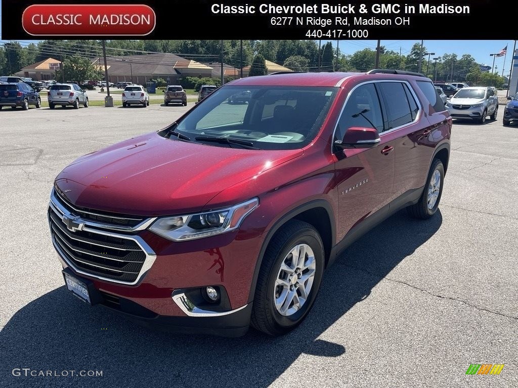 2020 Traverse LT AWD - Cajun Red Tintcoat / Jet Black photo #1