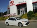 2019 Wind Chill Pearl Toyota Camry XLE  photo #2