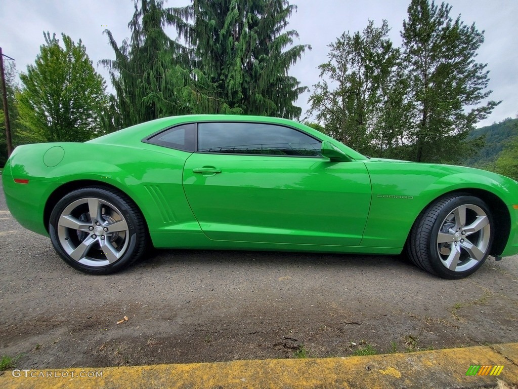 Synergy Green Metallic 2011 Chevrolet Camaro SS Coupe Exterior Photo #144436050