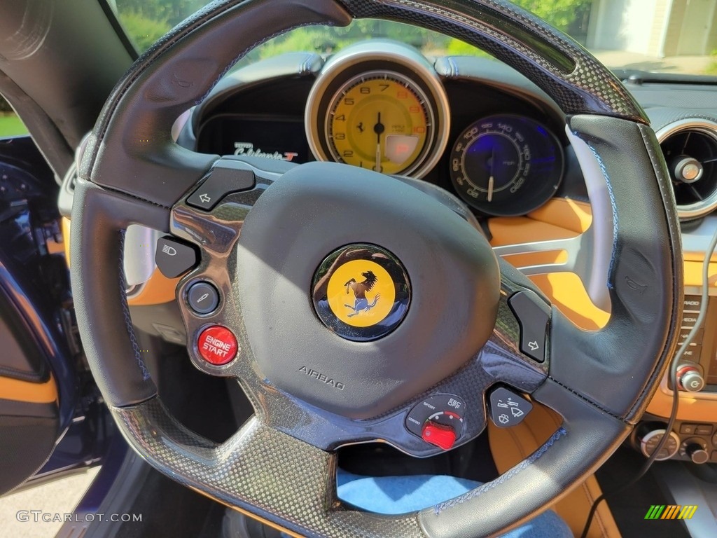 2017 Ferrari California T Sabbia Steering Wheel Photo #144436346