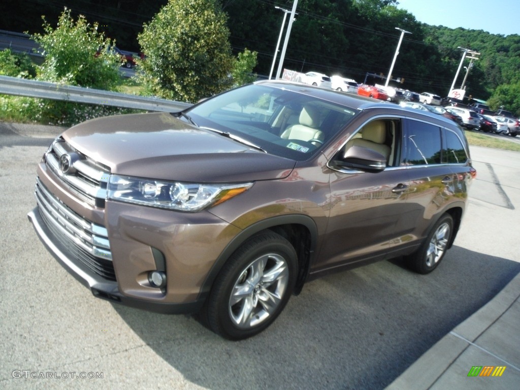 2017 Highlander Limited AWD - Toasted Walnut Pearl / Almond photo #13