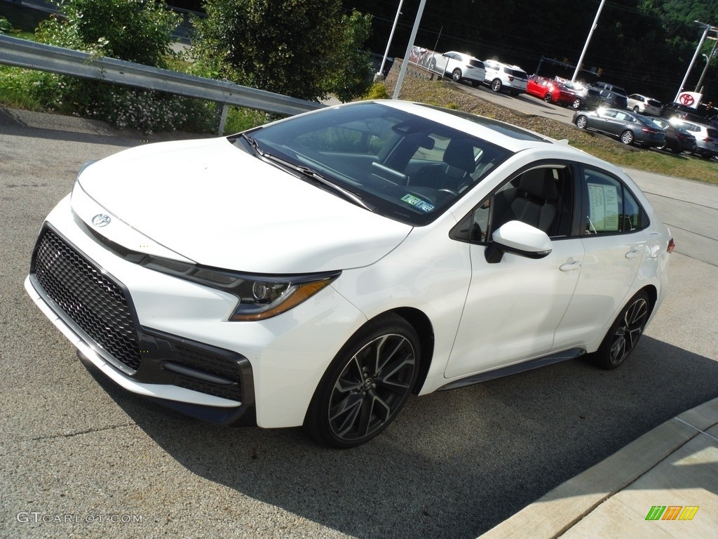 2020 Corolla SE - Super White / Light Gray photo #12