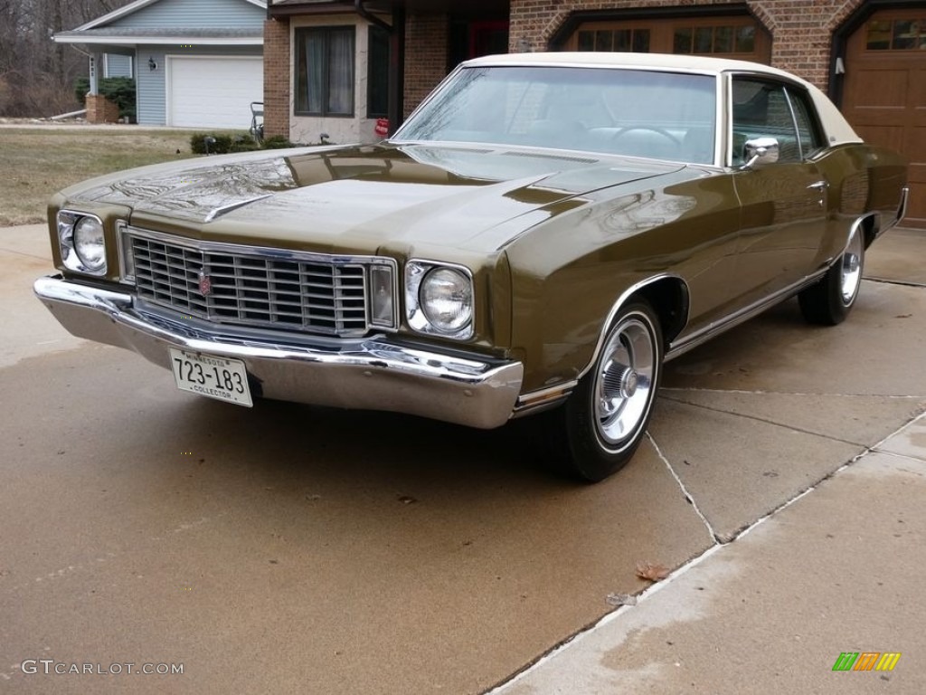 Golden Brown 1972 Chevrolet Monte Carlo Standard Monte Carlo Model Exterior Photo #144437365
