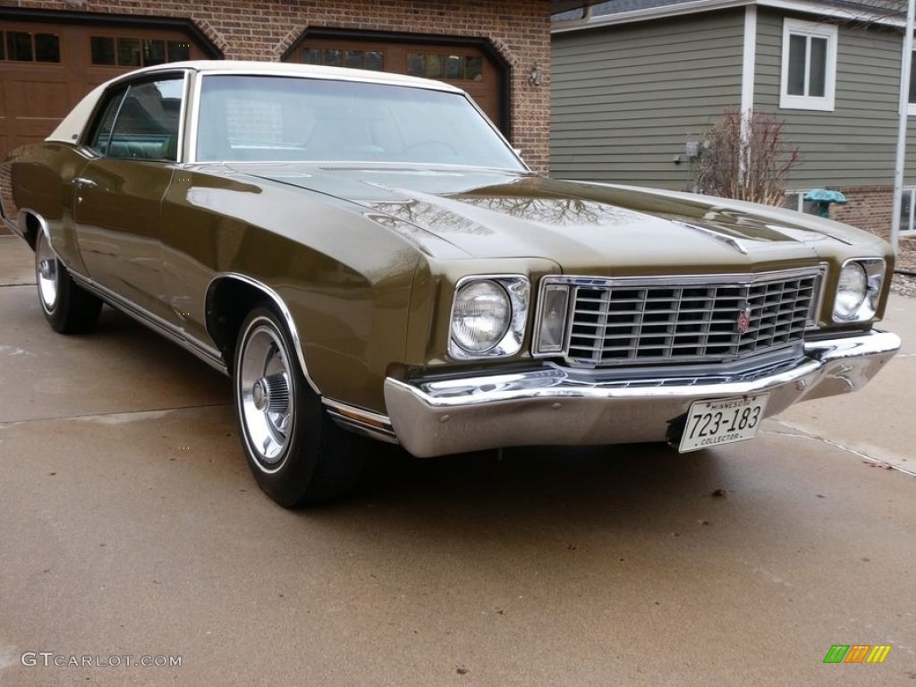 Golden Brown 1972 Chevrolet Monte Carlo Standard Monte Carlo Model Exterior Photo #144437394