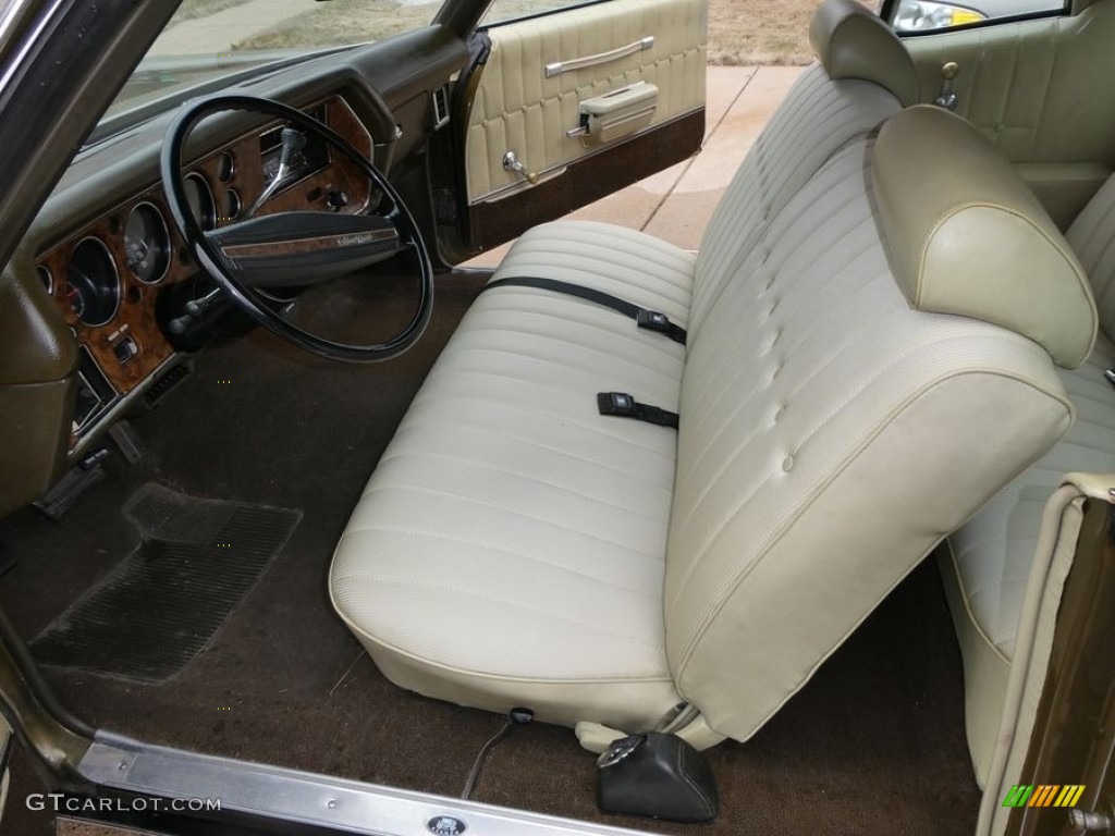 Covert Beige Interior 1972 Chevrolet Monte Carlo Standard Monte Carlo Model Photo #144437417